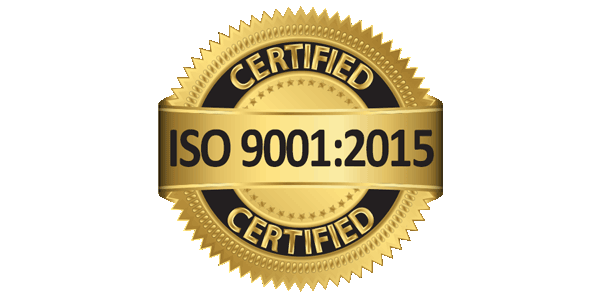 ISO 9001:2015 Quality Management Systems Certified